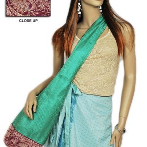 Recycled Sari Silk Bags