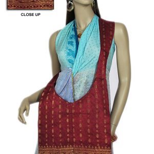 Recycled Sari Silk Bags