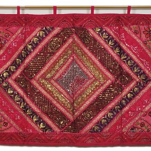 Indian Patchwork Wall Hanging Large