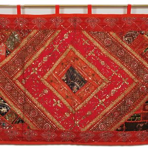 Indian Patchwork Wall Hanging Large