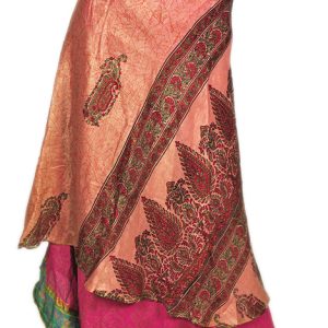 Recycled Silk Sari Wrap Skirt Multi-Wear Long