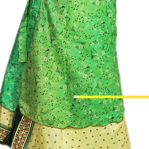 Recycled Silk Sari Wrap Skirt Multi-Wear Medium