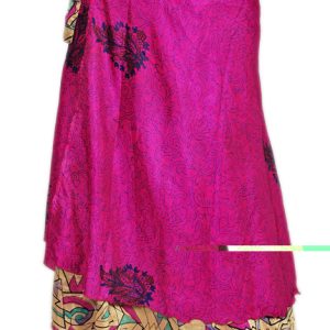 Recycled Silk Sari Wrap Skirt Multi-Wear Medium